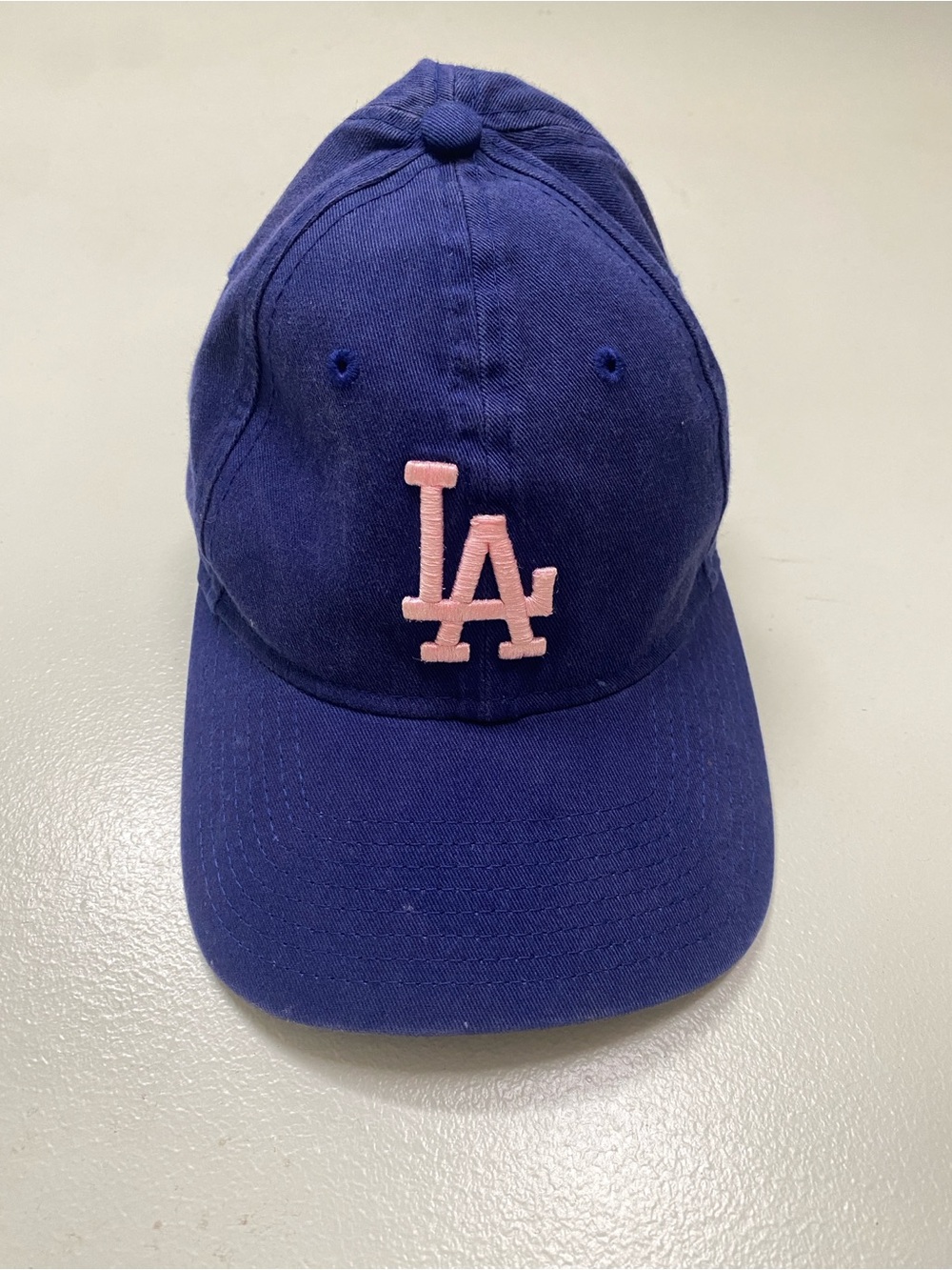 LA dodgers women Baseball Cap - Navy with Pink Embroidery